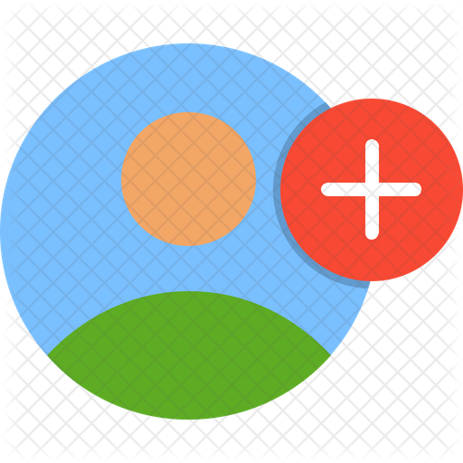 Add Profile Icon - Download in Flat Style