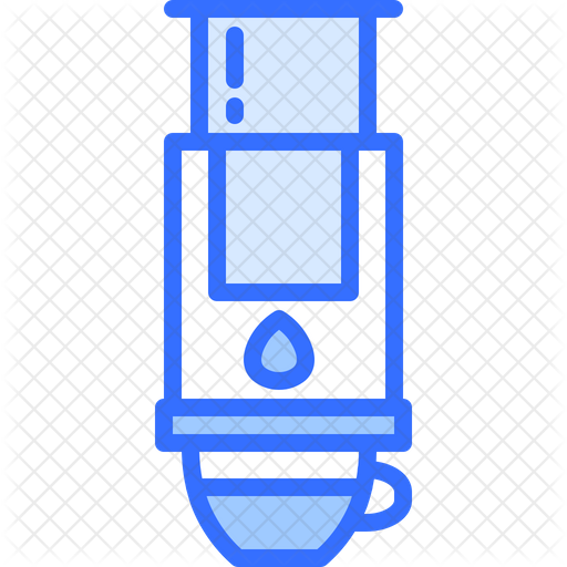 Aeropress Icon - Download in Dualtone Style