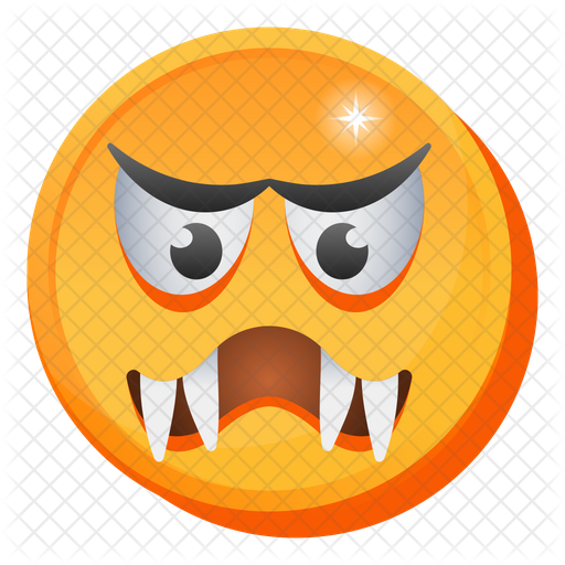 Angry Monster Emoji Emoji Icon - Download in Flat Style