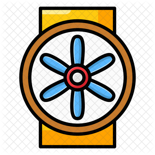 Download Free Attic Fan Colored Outline Icon Available In Svg Png Eps Ai Icon Fonts