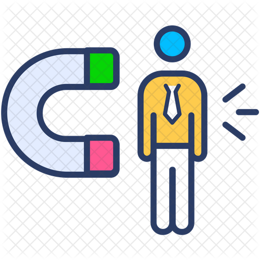 Attract Attention Icon Download in Colored Outline Style