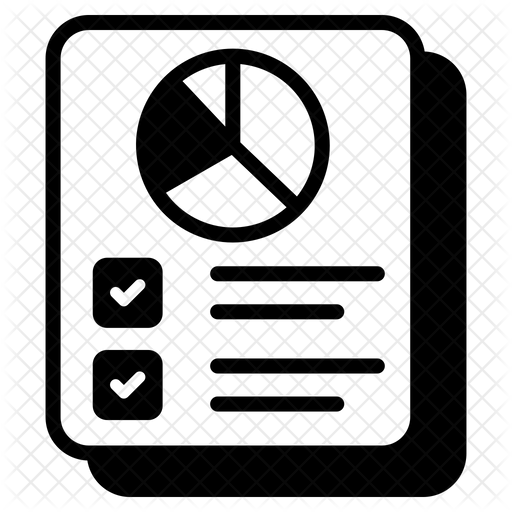 Audit Pie Chart Icon Download in Glyph Style