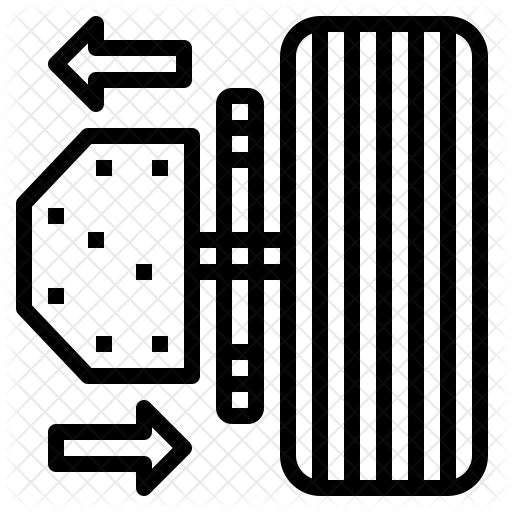 Axle balancing Icon Download in Line Style