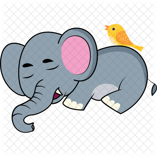 Download Free Baby Elephant Sleeping Icon Of Sticker Style Available In Svg Png Eps Ai Icon Fonts