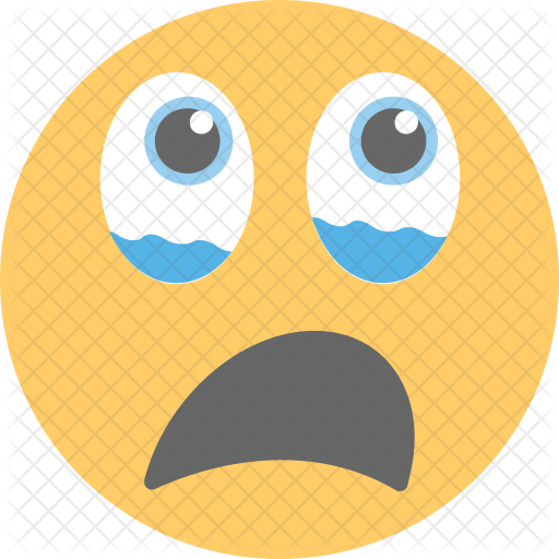 Baffled Emoticon Icon - Download in Flat Style