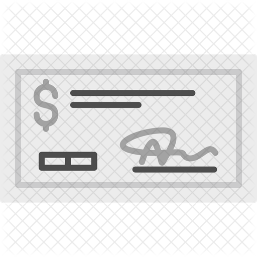 Bank Cheque Icon - Download In Flat Style