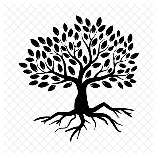 Banyan Tree Icon - Download in Glyph Style