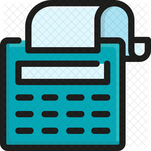 Bill generator Icon - Download in Colored Outline Style