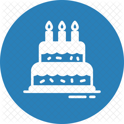 birthday icon of glyph style available in svg png eps ai icon fonts birthday icon