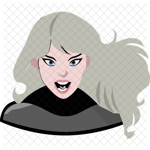 black canary icon of flat style available in svg png eps ai icon fonts black canary icon