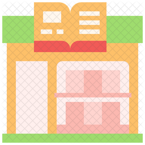 Book Store Icon - Download in Flat Style