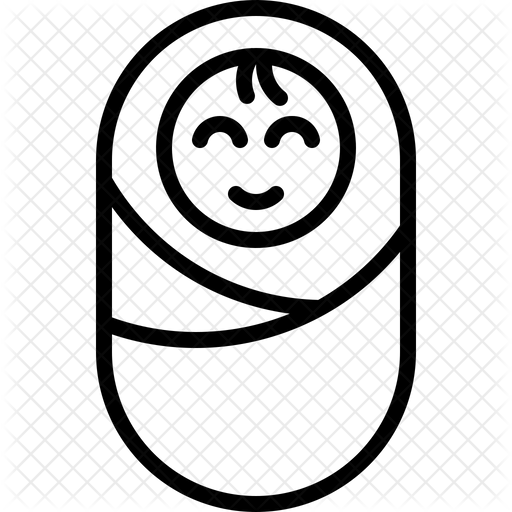 Born Icon Download in Line Style
