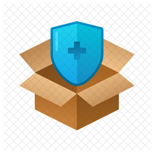 Box shield Icon Download in Isometric Style