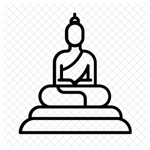 Buddha Icon Of Line Style Available In Svg Png Eps Ai Icon Fonts