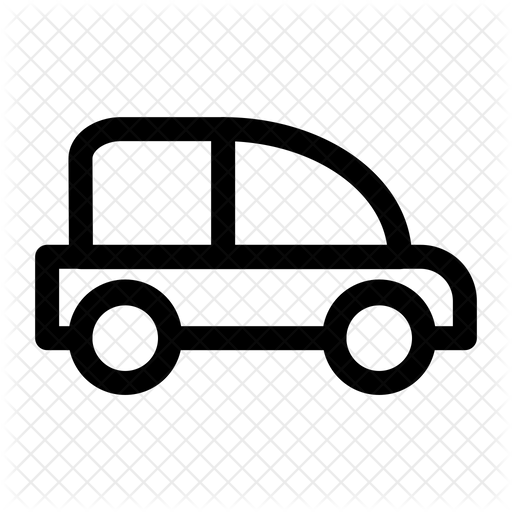 Car Side Icon - Download in Line Style