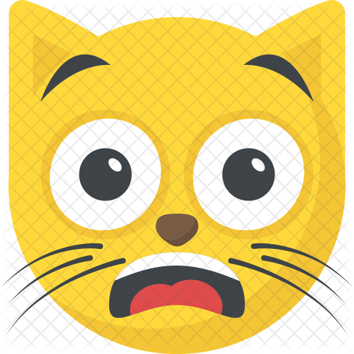 Cat Emoji Icon - Download in Flat Style