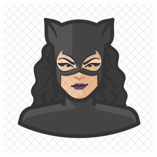 Download Catwoman Icon Of Colored Outline Style Available In Svg Png Eps Ai Icon Fonts