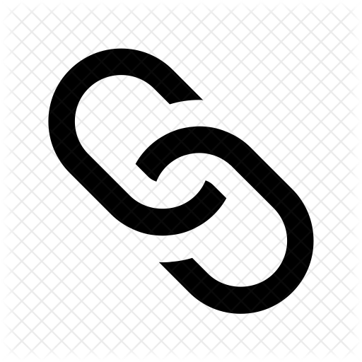 Chain Icon Download in Glyph Style