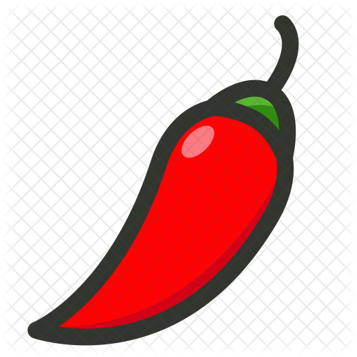 chilli icon of colored outline style available in svg png eps ai icon fonts chilli icon