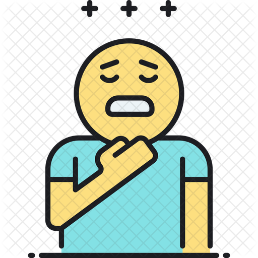 Download Free Choking Feeling Icon Of Colored Outline Style Available In Svg Png Eps Ai Icon Fonts