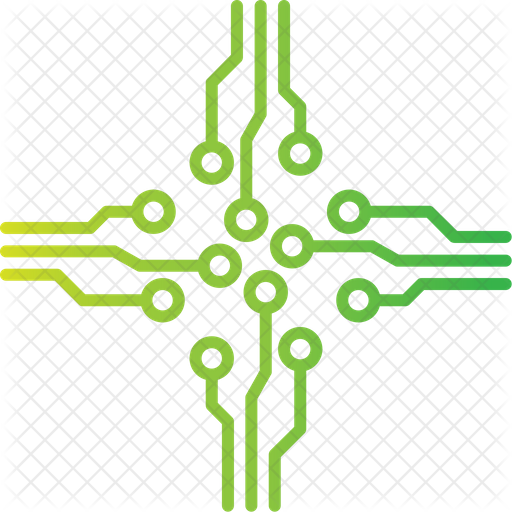 Circuit Icon - Download in Gradient Style