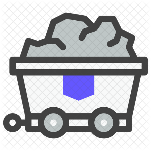 Coal Mining Icon - Download in Dualtone Style
