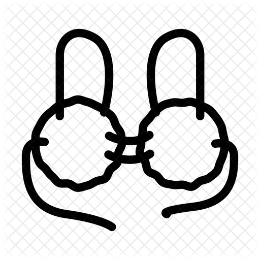 Coconut Bra Icon Download in Line Style