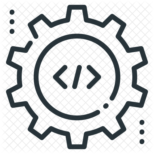 Code Development Icon - Download in Line Style