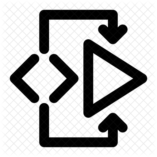 Codec Icon - Download in Line Style