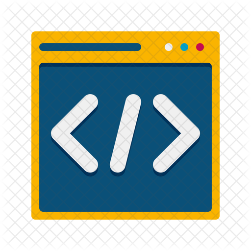 Coding Language Icon - Download in Flat Style