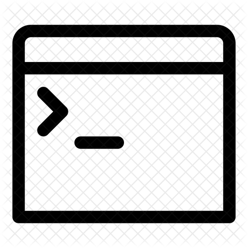 Free Command Line Line Icon - Available in SVG, PNG, EPS, AI & Icon fonts