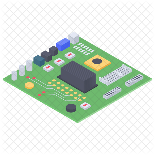 Download Free Computer Motherboard Icon Of Isometric Style Available In Svg Png Eps Ai Icon Fonts