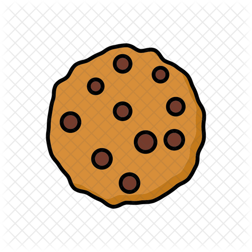 Free Chocolate Chip Cookie Icon Of Colored Outline Style Available In Svg Png Eps Ai Icon Fonts