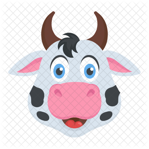 Free Free 177 Baby Cow Face Svg Cartoon Cow Svg SVG PNG EPS DXF File