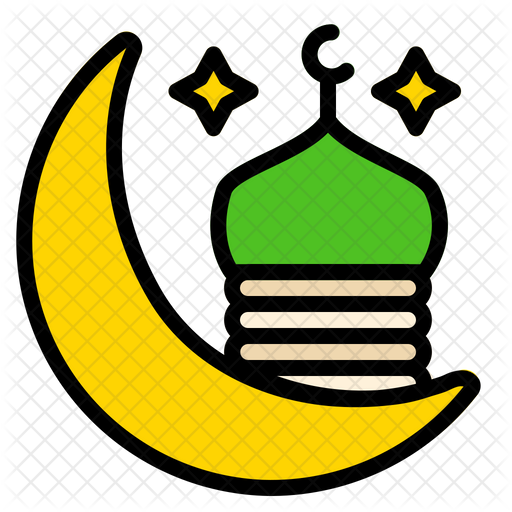 Crescent Mosque Icon Of Colored Outline Style Available In Svg Png Eps Ai Icon Fonts