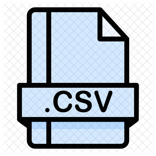 Free Csv Colored Outline Icon Available In Svg Png Eps Ai Icon Fonts