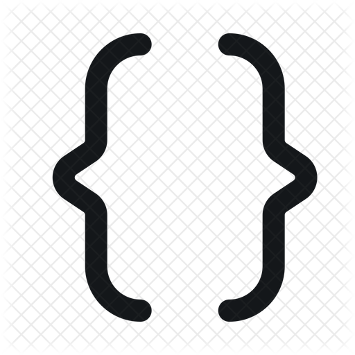 Curly Bracket Icon Download in Line Style