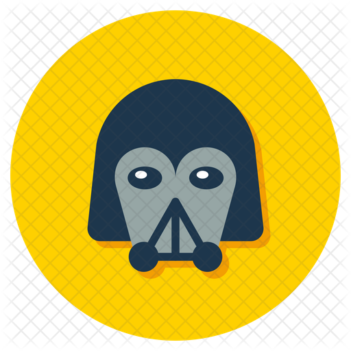 Darth Vader Icon - Download in Flat Style