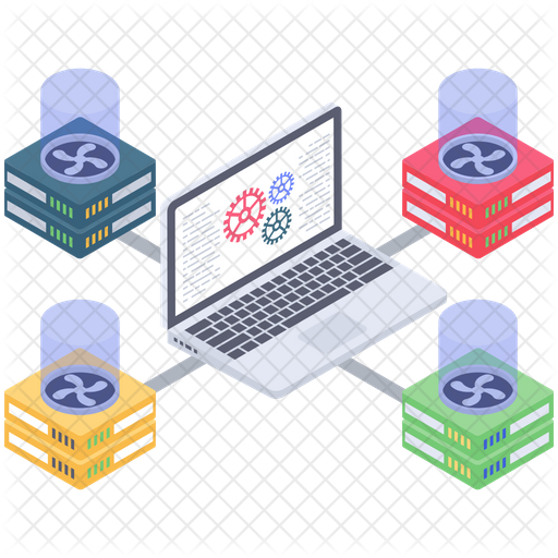Data Architecture Vector Icon - Download in Isometric Style