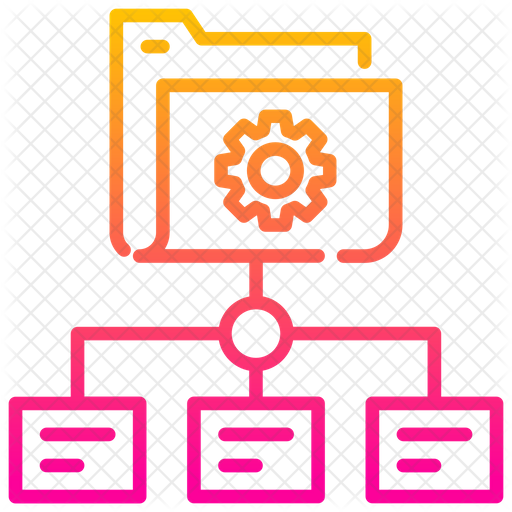 Data flow Icon - Download in Gradient Style