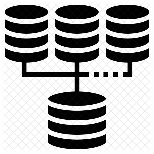 Data Integration Icon - Download in Glyph Style