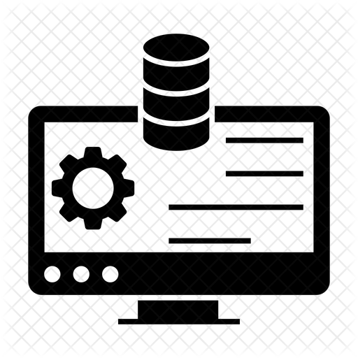 Data Processing Icon - Download in Glyph Style