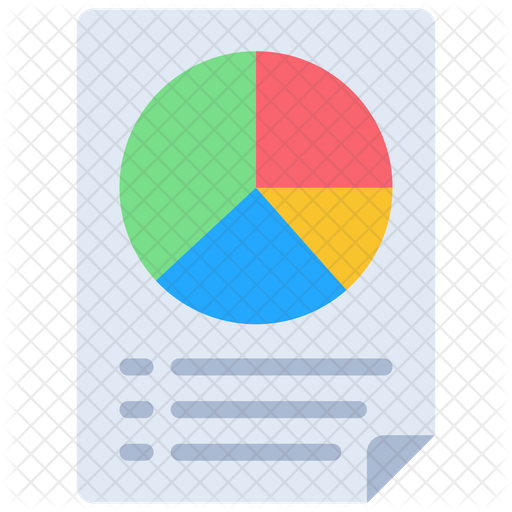Data Report Icon - Download in Flat Style