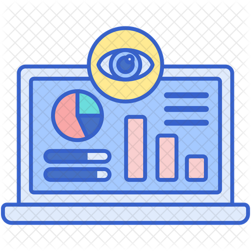 Data Visualization Icon - Download in Colored Outline Style