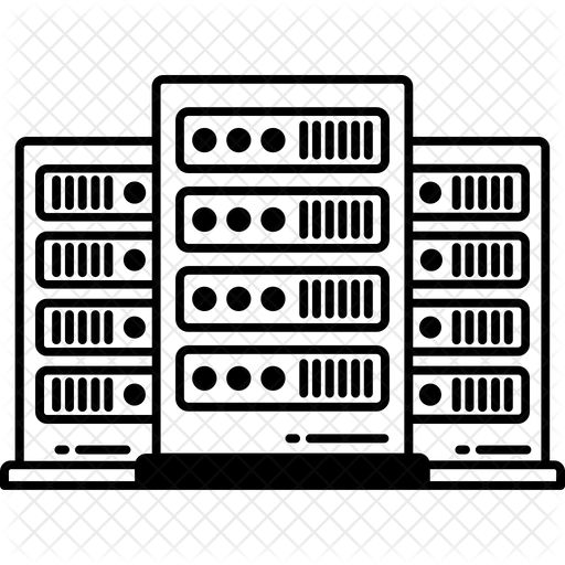 Database Management System Icon - Download in Glyph Style