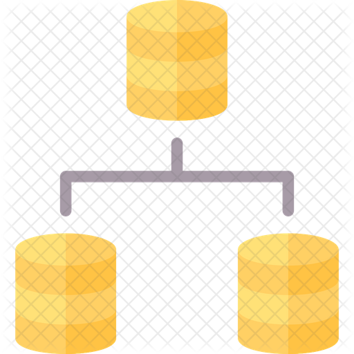 Database Management System Icon - Download in Flat Style