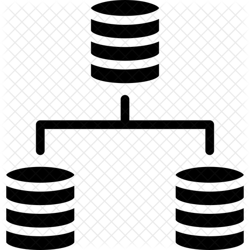 Database Management System Icon - Download in Glyph Style