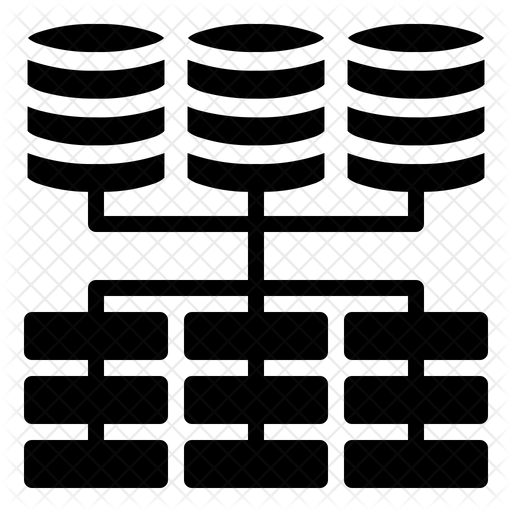 Database Table Icon Download in Glyph Style