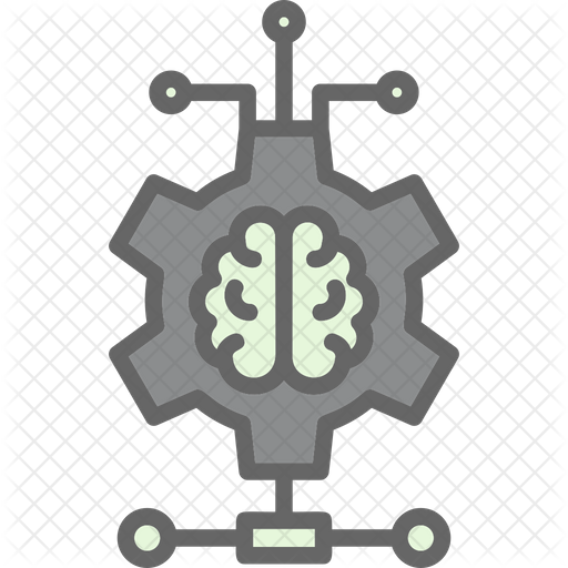 Deep Learning Icon - Download in Colored Outline Style