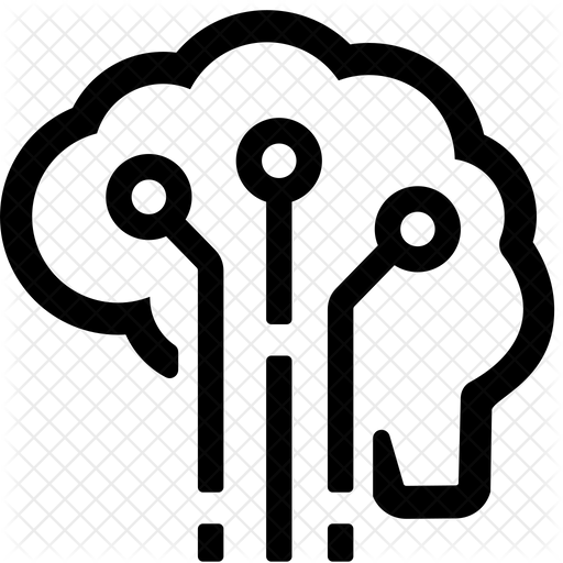 Deep Learning Icon - Download in Glyph Style